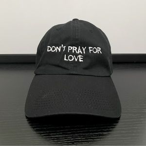 NASASEASONS Don't Pray For Love Hat Cap Limited Edition NASA